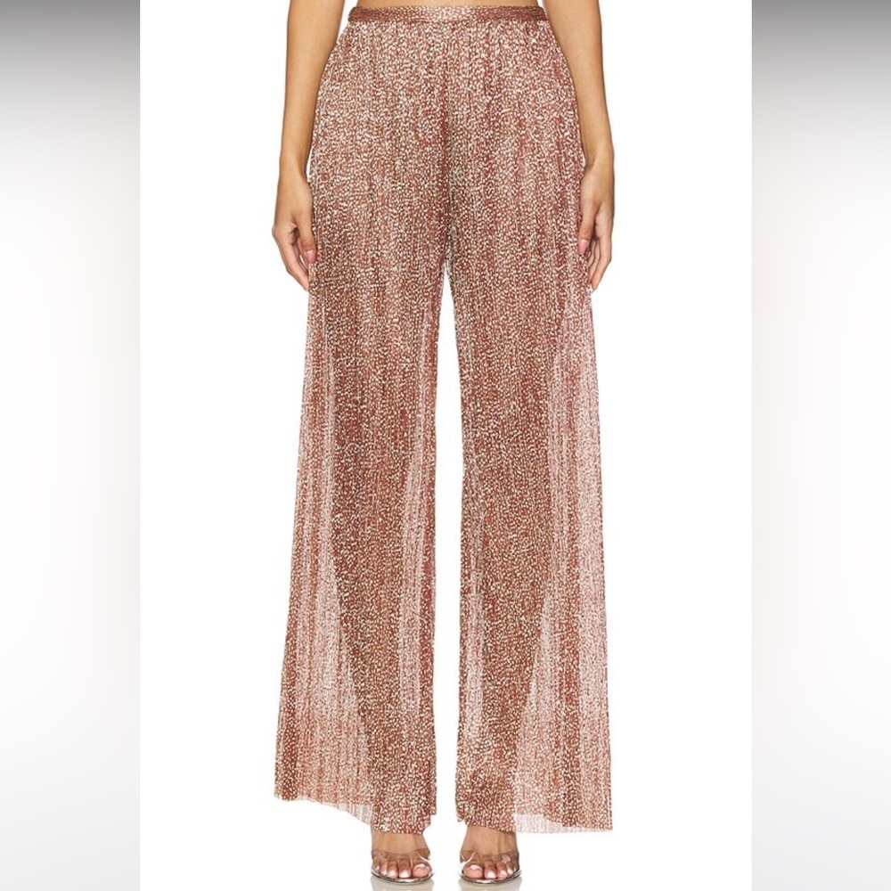 Sabina Musayev Shane Pants in Rust NWT - image 5